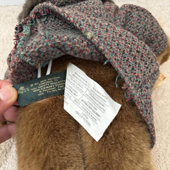 Rust “Oliver” Moss 16” Christmas Plush Bear Collectible - Picture 4 of 6